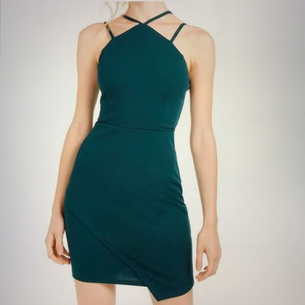 ✨Host Pick✨ Sequin Hearts Green Sheath Party Dress